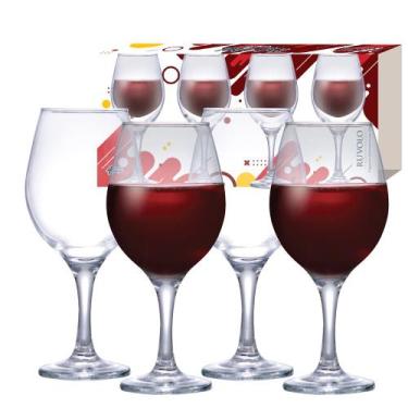 Imagem de Conjunto 4 Taças De Cristal Para Vinho 600ml One Bordeaux - Ruvolo