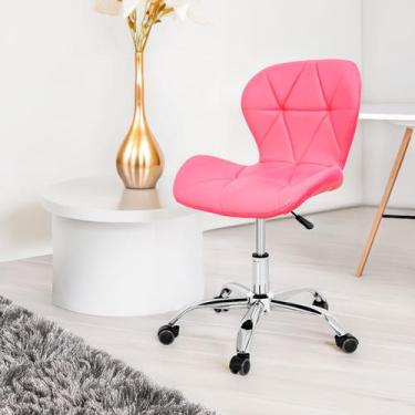 Imagem de Cadeira Slim Vegas Office Estofada com Base Giratória - Dkadi Decor, R
