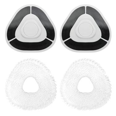 Imagem de Homruich Placa de esfregão para Narwal Freo X Ultra, Freo, Freo Pro, Freo Z10, Freo Z Ultra Robot Aspirador, Freo Z10 Accessoires 2 almofadas de esfregão, 2 suportes de esfregão, 4 peças de reposição