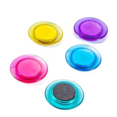 Imagem de Ima de Geladeira, Kit 30 Imã Colorido para Mural Geladeira 2cm para Pendurar Avisos, 2cm X 2cm(10 Peças (1 Cartela))