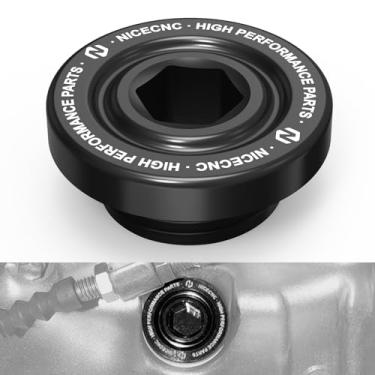 Imagem de NICECNC Anel de vedação de ralo de óleo do cárter preto compatível com Yamaha Raptor 700 2006-2023/RAPTOR 700R 2009,2011-2023/ YFM700RSE 2013-2023 / Wolverine X4 2018-2020/ YZF R1 2004 --2023P