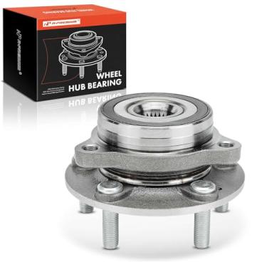 Imagem de A-Premium Rolamento de roda dianteira e conjunto de cubo com 5 terminais compatíveis com Hyundai Kona 2018-2023