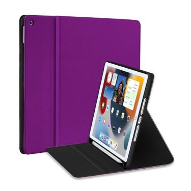 Imagem de Capa para iPad 9ª geração (2021)/iPad 2020 8ª geração/iPad 7ª geração 2019, [proteção de canto], suporte de visualização em vários ângulos, capas para iPad de 10,2 polegadas com hibernar automático