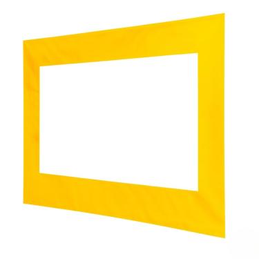 Imagem de Toldo para Area Externa, Cortina Toldo com Visor Lona Impermeável Dupla Face Sacada Portão Quintal(Amarelo,Altura 200 x Largura 500cm)