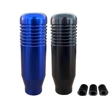 Imagem de Artgol 2 Pcs (Blue&Black Color) Gear Shifter Knobs and Adapter Replacement for Logitech G29 G920 G923 G27 Driving Force Stick - Aluminum Weighted Shift Knob - Gear Shifting Lever Handle