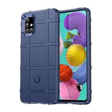 Imagem de IDEWEI Capa para Samsung Galaxy M40S, fibra de carbono refinada, anti-queda, anti-impressões digitais, proteção integral. A capa do telemóvel é compatível com Samsung Galaxy M40S