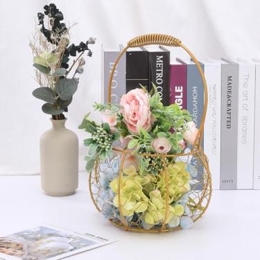 Imagem de VBESTLIFE Cesta de Plantas Suspensas de Arame Chique para Ornamento Decorativo de Casa Com Plantas Hidropônicas