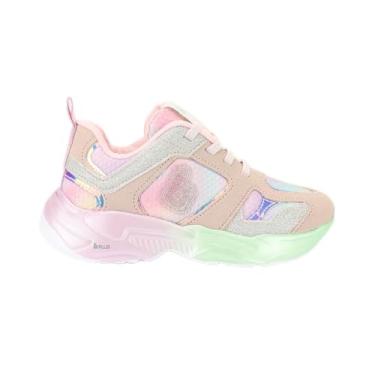 Imagem de Tênis Infantil Bibi Pegasus Rosa com Prata 30