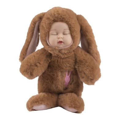 Imagem de Pingente de chaveiro de boneca de pelúcia Sleeping Bunny Rabbit 12 cm
