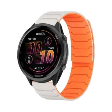 Imagem de Pulseira Magnética De Silicone Para Garmin Forerunner 570 265 55 255 2