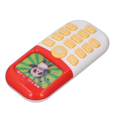 Imagem de Atyhao Celular Interativo para Crianças, Animais de Desenho Animado, Simulação de Efeito de Música Leve, Celular, Brinquedo Educacional de Aprendizagem para, Telefone de Aprendizagem (vermelho)
