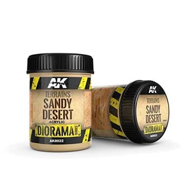 Imagem de AK Interactive AK 8022, Terrains Sandy Desert, Acrylic Paint Color - 250 ml / 8.45 Fly Oz Jar