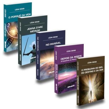 Imagem de Kit Léon Denis - 5 Livros - EDICEL