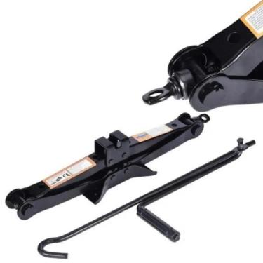 Imagem de Macaco Sanfona 1000kg Suporte Automotivo Pneus Universal Joelho Jacare Mecanico Manual 1 Toneladas