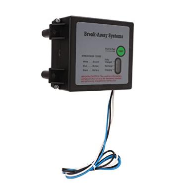 Imagem de Acouto Kit de Freios de Reboque Com Indicador LED de 12V - Reboques de Seguro e de Ruptura, Projetados para Fácil Instalação e Excelente Desempenho, Inclui Carregador de Bateria e