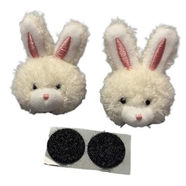 Imagem de Generic 1 par de enfeites para capacete, adoráveis ​​enfeites de desenho animado, removíveis e universais, acessórios decorativos para esqui, Branco