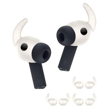 Imagem de [3 pares] para Samsung Galaxy Buds 3 FE (2025) ganchos de orelha de chifre do diabo, alças esportivas antiderrapantes para Galaxy Buds 3 FE Generation, acessórios de silicone macio Galaxy Buds 3 FE