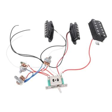 Imagem de Alomejor Pickup de Bobina Dupla de Alto Volume, Picape de Humbucker de Estilo Aberto para Guitarras de Baixo de Bobina Dupla de Guitarra Elétrica