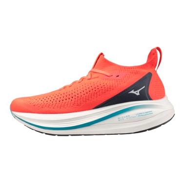 Imagem de Mizuno Tênis de corrida unissex adulto Neo Vista 2, Coral-branco impressionante, 14.5 Wide Women/13 Men