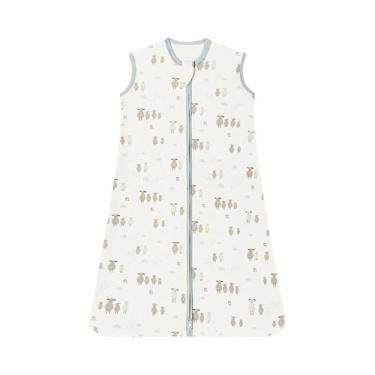 Imagem de Saco De Dormir De Algodão Para Bebês, Colete Anti-Susto Para Primavera