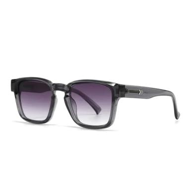 Imagem de VFDHN Óculos de Sol Fashion Retrô Masculino Feminino Luxo Preto Degradê UV400 (TYJ367-2)
