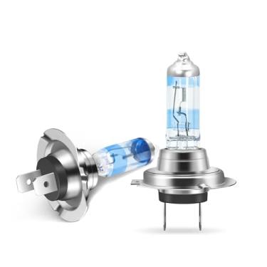 Imagem de H7 Lâmpada Halógena Farol 5500K | 12V | H7 55W | Luz Baixa | Lâmpada de Carro | Plug and Play | 2 Peças-5500K (5000K, H7)
