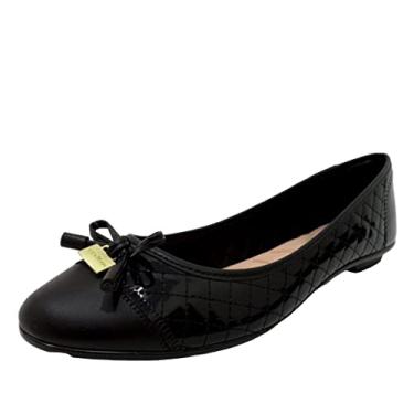 Imagem de Sapatilha Feminina Casual Laço Moleca 5027.1407 Confortável Cor:Preto;Tamanho:40;Genero:Feminino