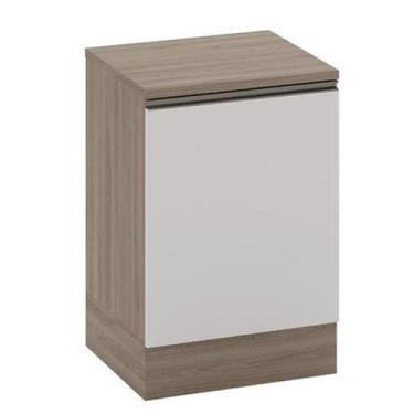 Imagem de Balcão 1 Porta com Tampo Carvalho Oak/Off White - Poliman - Poliman Mó