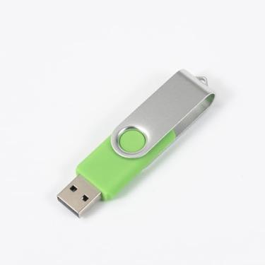 Imagem de Pen drive USB de 32 GB – preto, pen drive portátil de alta velocidade com armazenamento seguro, compatível com PC, laptop, TV, carro e muito mais (verde)