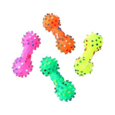 Imagem de Brinquedo De Borracha Natural Para Cães, Flexível, Resistente a Mordid