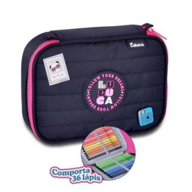 Imagem de Estojo Box Luluca Escolar Varias Cores Estojo grande feminino-Feminino