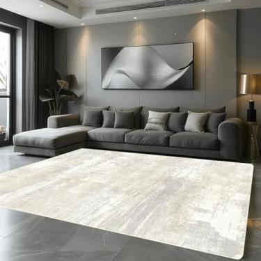 Imagem de Tapete decorativo para sala de estar, lavável, abstrato, grande, para quarto, cabeceira, tapete para corredor, sofá (140x200cm 55x78,7in/Flanela-5)