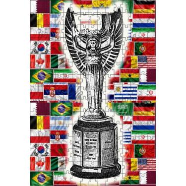 Imagem de Quebra-cabeça Taça Jules Rimet Copa do Mundo de 300 peças - Reidopendr