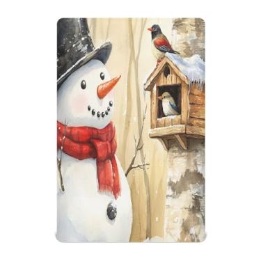 Imagem de Wassud Jogo de lençol de berço respirável para meninos e meninas com elástico neutro 71 x 132 cm