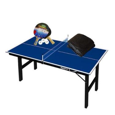 Imagem de MINI MESA PING PONG Júnior MDP 12mm 1003 KLOPF + Kit 5055 + Capa