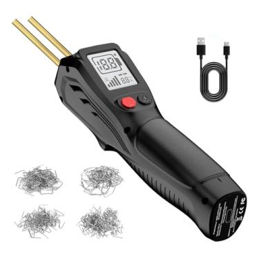 Imagem de Kit de Soldador Plástico Sem Fio 500W USB com Bateria 5000mAh 200PCS Hot Stapler Tubo Solda Cobre Puro Aquecimento Operação Segura Uma Mão para a Maioria das Reparações Parachoque Reparo Painel Instru