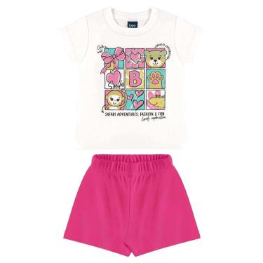 Imagem de Conjunto Blusa e Short Menina Bee Loop-Feminino