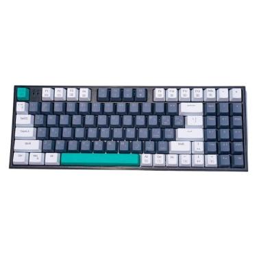Imagem de Teclado Mecânico Gamer Machenike K500-B94, RGB, Switch Huano Blue, Cinza - MAC-K500-B94GR-WW-Unissex