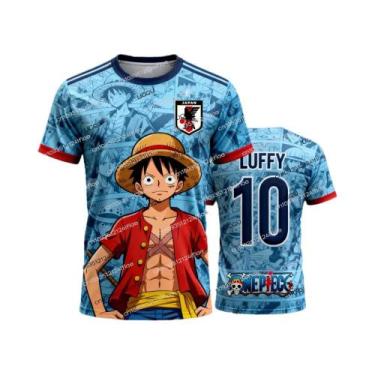 Imagem de Camiseta De Futebol One Piece Luffy Para Crianças E Adultos, Camiseta 