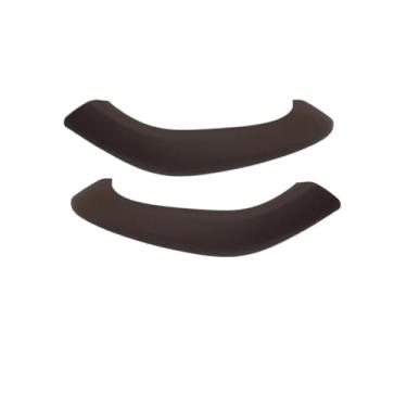 Imagem de Compatível com BMW X1 X2 F48 F49 F39 Frente Traseira Esquerda Direita Maçaneta da porta Tampa externa Maçanetas internas Acessórios para carro 2016 2017 2018 2019 2020(Brown 2pcs)