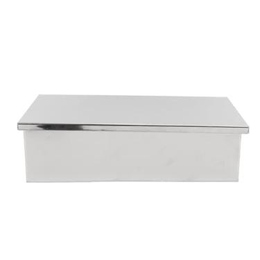 Imagem de Naroote Caixa de Temperos, Recipiente Com Vários Compartimentos de Aço Inoxidável 304, Organizador de Temperos Com Tampa Articulada Com Vedação Hermética, Ideal para Sal, Açúcar, Grãos e Organização