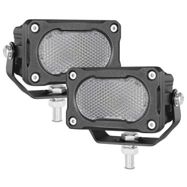 Imagem de Roador Luzes de LED de 7,5 cm, 40 W, difusas, difusas, luz de trabalho auxiliar, vagões, luzes de cena, área de pesca, luzes de vala para caminhão, caminhonete, trator UTV, SUV, barco