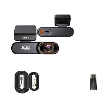 Imagem de Câmera Veicular Mini 4G UHD Com Controle Por Aplicativo, DVR Automotiv