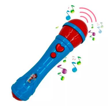 Imagem de Microfone musical brinquedo infantil GO-ZP0101 Music Mike