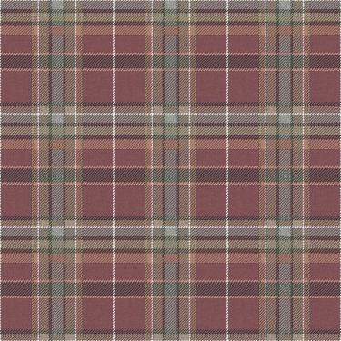 Imagem de Papel de Parede Botany House Xadrez Roxo 15578