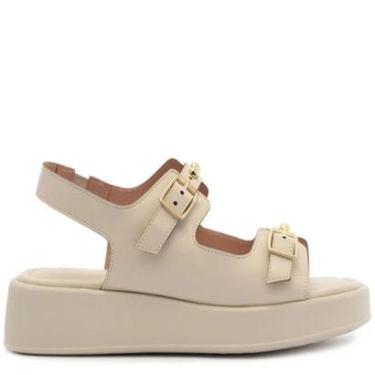 Imagem de Papete Anacapri Plataforma Fivela Off White-Feminino