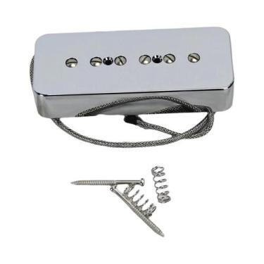 Imagem de Captador De Guitarra Single Coil Alnico 5 P90 Soap Bar Para Braço E Po