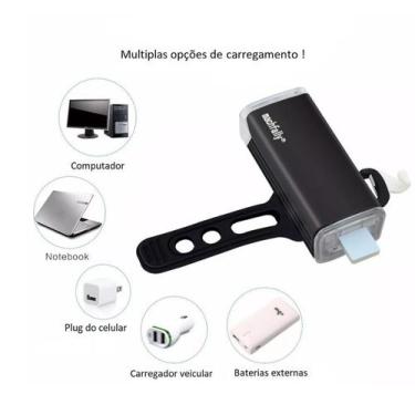 Imagem de Lanterna de emergência LED para bicicletas - 9 Funções - 3269 - Prolum