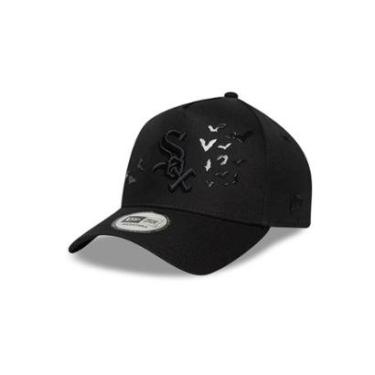 Imagem de BONE NEW ERA 9FORTY A-FRAME CHICAGO WHITE SOX MLB HALLOWEEN PACK PRETO-Masculino
