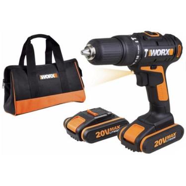 Imagem de Furadeira e Parafusadeira de Impacto à Bateria 20V PowerShare Max WORX